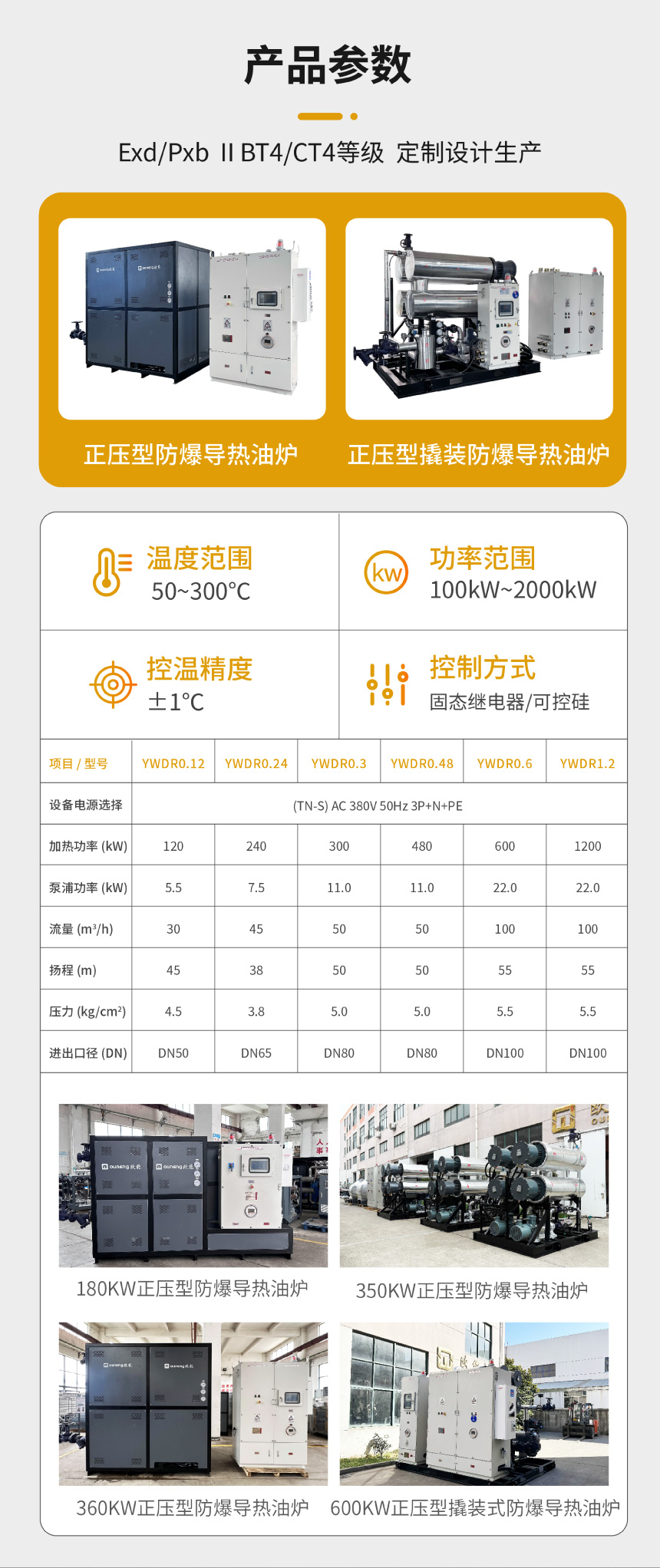 海上平臺防爆導熱油爐