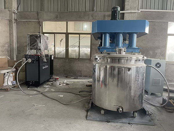 仿石漆生產(chǎn)物料混合反應(yīng)釜專用油溫機(jī)「歐能機(jī)械」